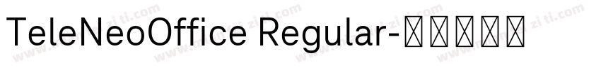 TeleNeoOffice Regular字体转换